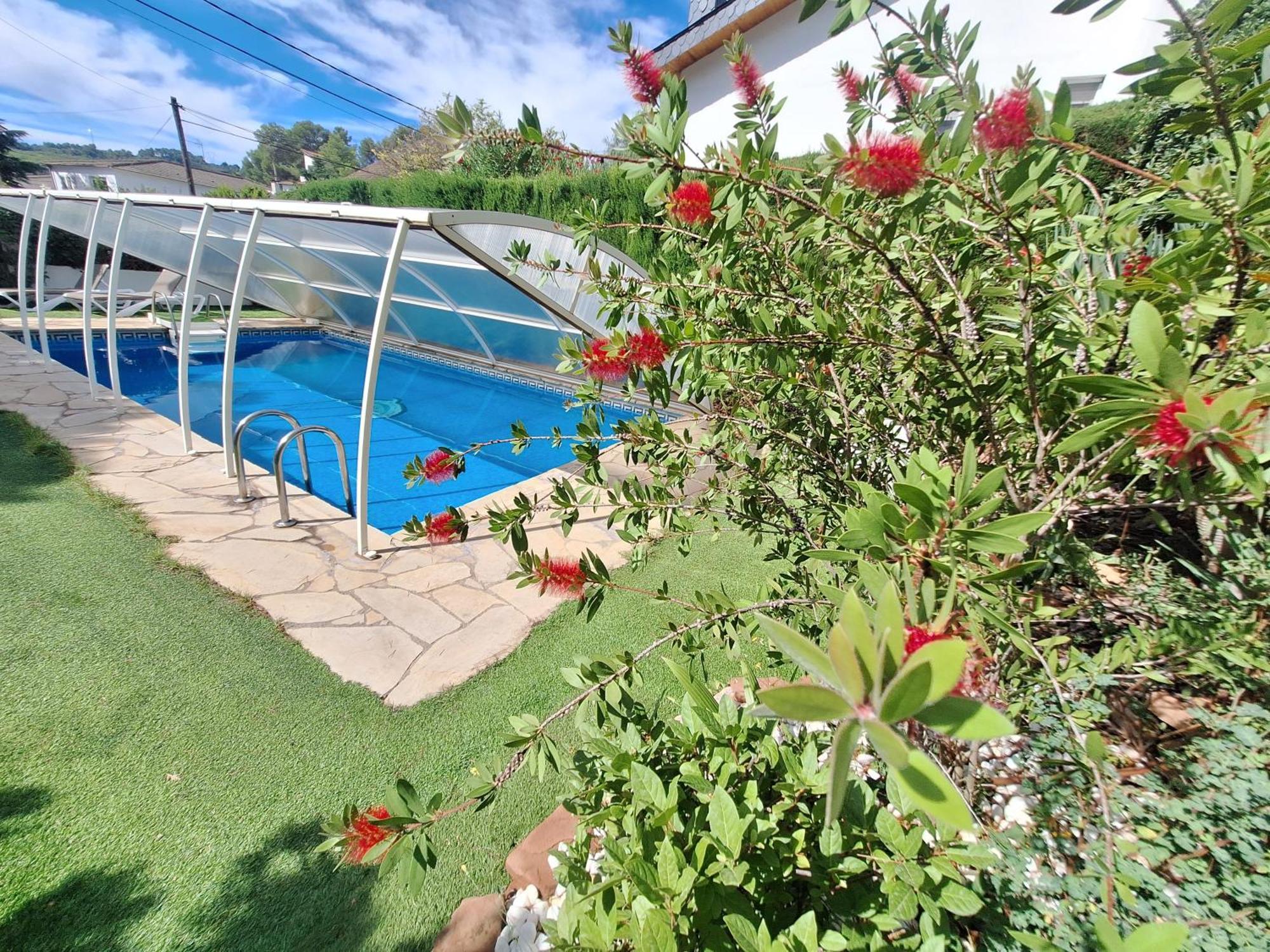 Casa Acogedora Familiar Con Piscina Pallejá Zewnętrze zdjęcie